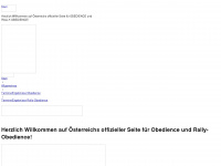 obedience-austria.at Webseite Vorschau