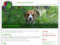 beagleclub-lg-rheinland.de Webseite Vorschau