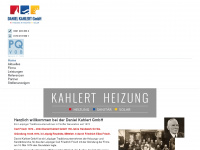 kahlert-heizung.de Webseite Vorschau