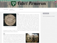fabri-armorum.com Webseite Vorschau