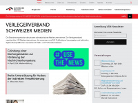schweizermedien.ch Webseite Vorschau