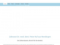zahnarzt-ruf.de Webseite Vorschau