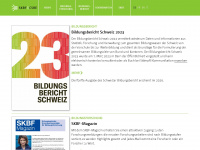 skbf-csre.ch Webseite Vorschau