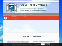 lohmiller-fensterbau.de Webseite Vorschau