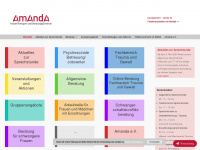 amanda-ev.de Webseite Vorschau