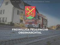 feuerwehr-obermarchtal.de Webseite Vorschau