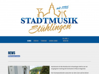 stadtmusik-stuehlingen.de Webseite Vorschau