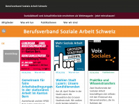 avenirsocial.ch Webseite Vorschau
