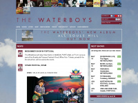 mikescottwaterboys.com Webseite Vorschau