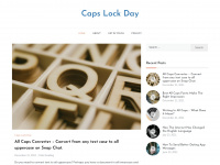 capslockday.com Webseite Vorschau