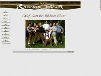 rhoener-bluat.de Webseite Vorschau