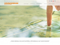orangebase.at Webseite Vorschau