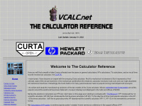 vcalc.net Webseite Vorschau