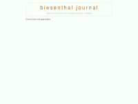 biesenthal-journal.de Webseite Vorschau