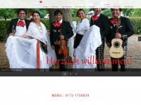 mariachi-sol-latino.de Webseite Vorschau