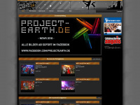 project-earth.de Webseite Vorschau
