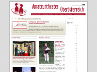 amateurtheater-ooe.at Webseite Vorschau
