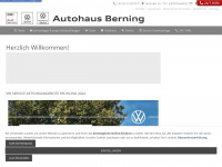 autohaus-berning.de Webseite Vorschau