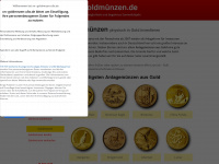goldmünzen.de Webseite Vorschau