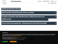 cdu-kleinmachnow.de Webseite Vorschau