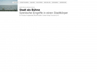 stadt-als-buehne.ch Webseite Vorschau