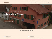 lohrbacher-faessle.de Webseite Vorschau