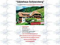 gaestehaus-schwarzberg.de Webseite Vorschau