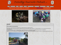 ffwdiebach.de Webseite Vorschau