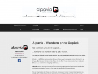 alpavia.ch Webseite Vorschau