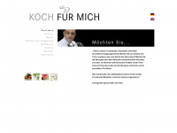 kochfuermich.de Webseite Vorschau