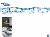 evo-water.com Webseite Vorschau