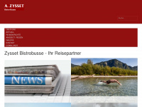 zysset-bistrobusse.ch Webseite Vorschau