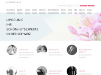 lipoclinic.ch Webseite Vorschau