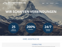 dcc-networks.ch Webseite Vorschau