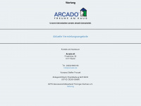 arcado.de Webseite Vorschau