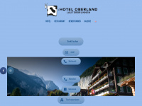 hoteloberland.ch Webseite Vorschau