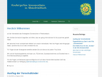 foerderverein.kiga-sonnenschein.de Webseite Vorschau
