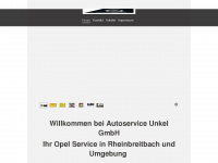 autoservice-unkel.de Webseite Vorschau
