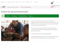 isw.unibe.ch Webseite Vorschau