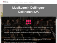 musikverein-deilingen.de Webseite Vorschau