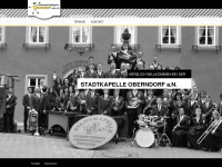 stadtkapelle-oberndorf.de Webseite Vorschau