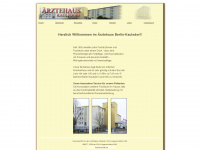aerztehaus-kaulsdorf.de Webseite Vorschau