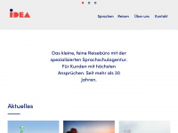 ideareisen.ch Webseite Vorschau