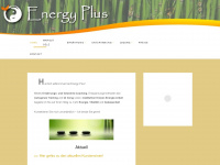 energy-plus.li Webseite Vorschau