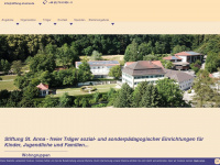 stiftung-st-anna.de Webseite Vorschau