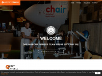 airport-fitness.ch Webseite Vorschau