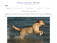 albas-labrador-welpen.de Webseite Vorschau
