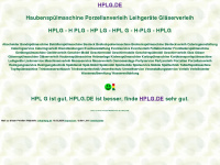 hplg.de Webseite Vorschau