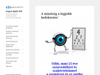 argusoptik.hu Webseite Vorschau