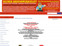 oecher-ordenswerkstatt.de Webseite Vorschau